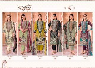 Alok suit nafiza-08 wholesale dress materials in tirupur